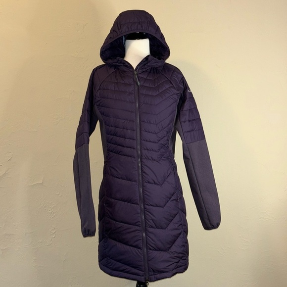 COLUMBIA Womens Oyanta Trail Long Hybrid Jacket in women’s size small - Picture 3 of 11